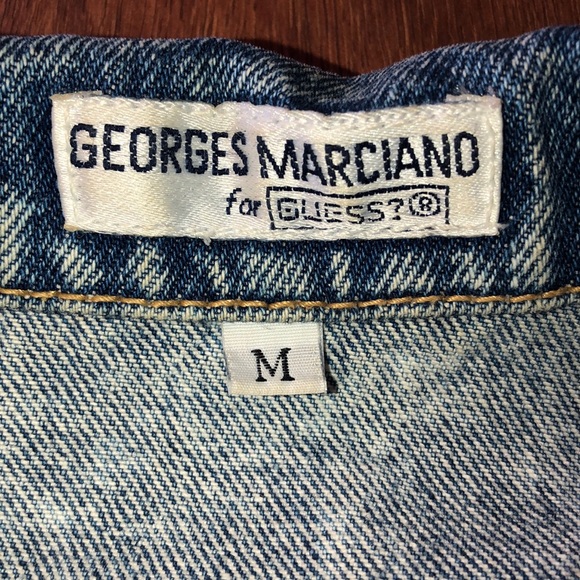 Georges Merciano Guess Vintage 80s Jean Jacket - Picture 2 of 6